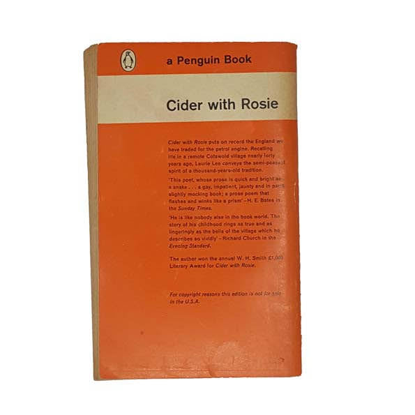 Cider With Rosie by Laurie Lee - Penguin, 1963