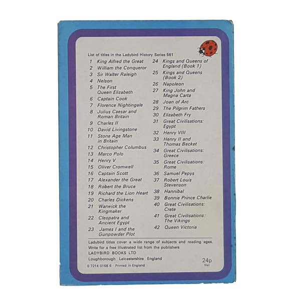 Ladybird 561 Blue Border Cover: Elizabeth Fry