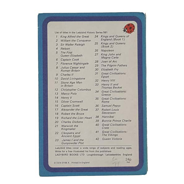 Ladybird 561 Blue Border Cover: Henry VIII