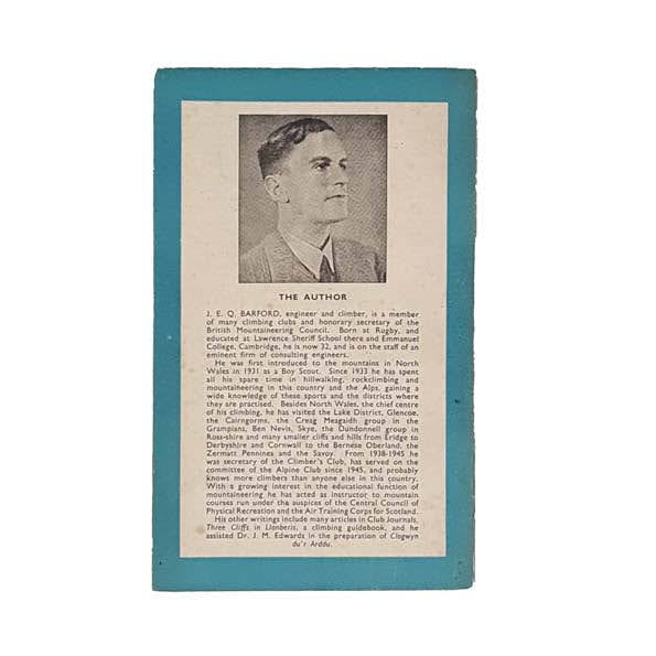 Climbing in Britain by J. E. Q. Barford - Pelican, 1946