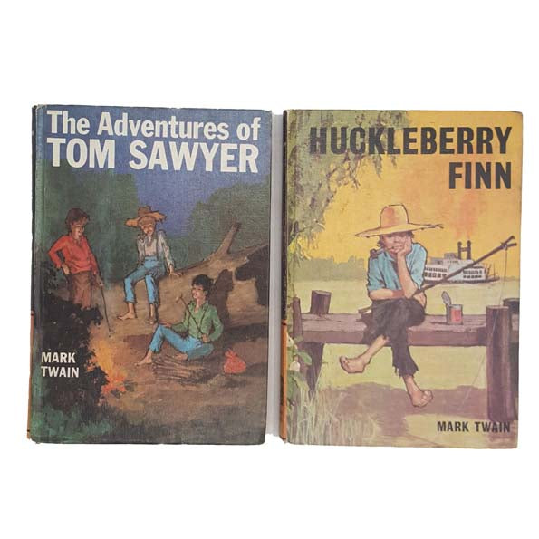 The Adventures of Tom Sawyer &amp; Huckleberry Finn by Mark Twain - Bancroft, c.1970