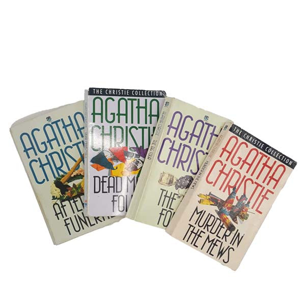Agatha Christie 4 Vintage Paperbacks - Fontana, 1960-90