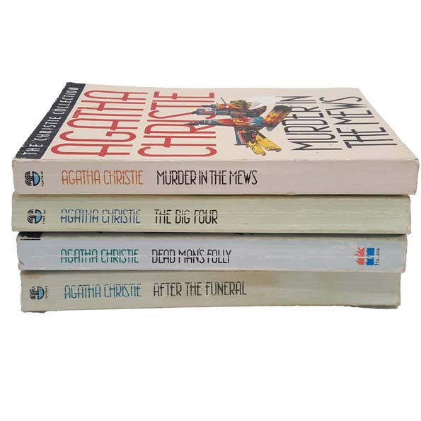 Agatha Christie 4 Vintage Paperbacks - Fontana, 1960-90