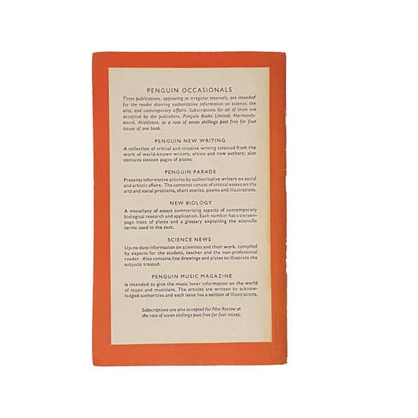 Sherston’s Progress by Siegfried Sassoon - Penguin, 1948