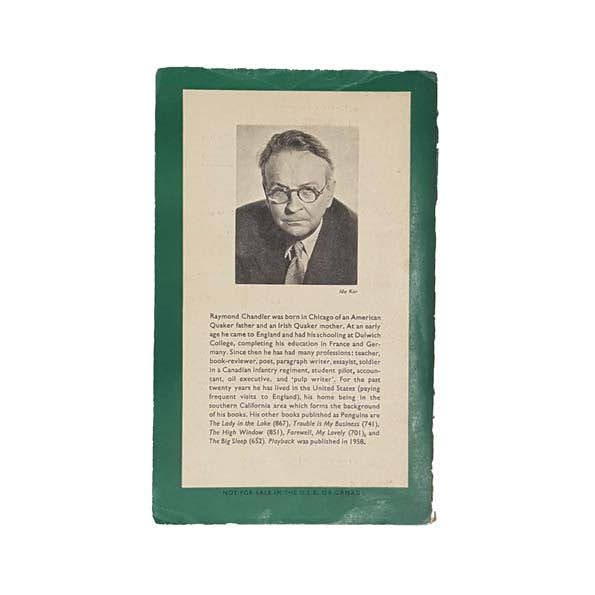 The Long Good-Bye by Raymond Chandler