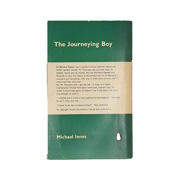 The Journeying Boy by Michael Innes - Penguin, 1961