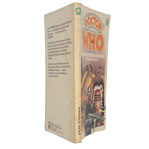 Doctor Who And The Dalek Invasion of Earth by Terrance Dicks - Target, 1977