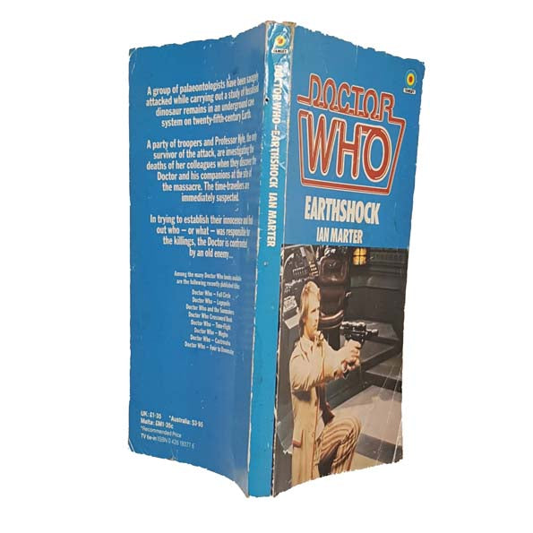 Doctor Who Earthshock by Ian Marter - Target, 1983