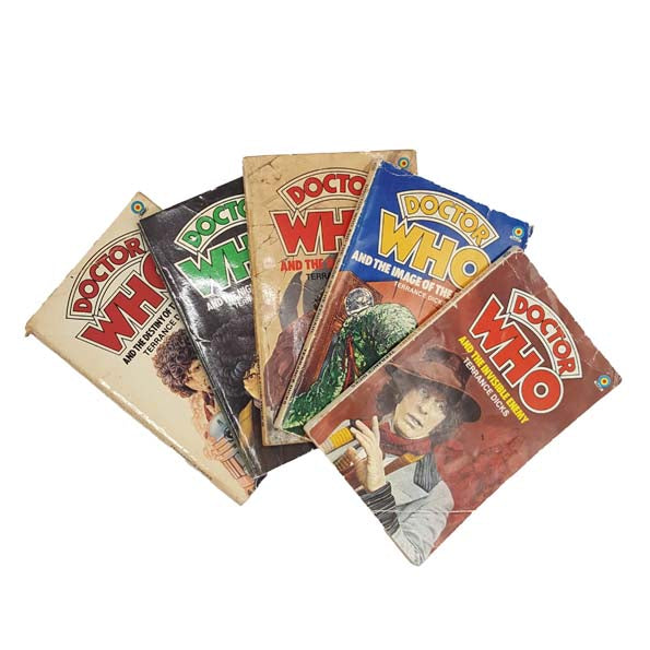 Doctor Who by Terrance Dicks - 4th Doctor Tom Baker Collection (5 Paperbacks)