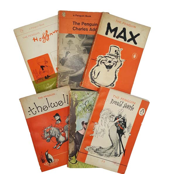 Penguin Cartoonist Collection - Ronald Searle, Thelwell, Max, Charles Addams, Hoffung, c.1960s