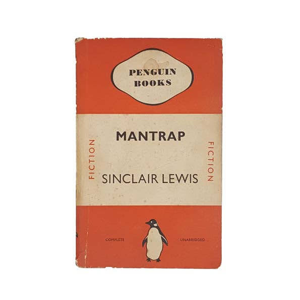 Mantrap by Sinclair Lewis - Penguin, 1937