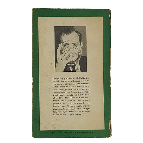 Red is for Killing by George Bagby - Penguin 1954