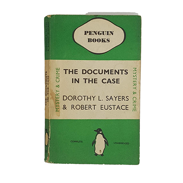 The Documents in the Case by Dorothy L. Sayers &amp; Robert Eustace - Penguin 1938