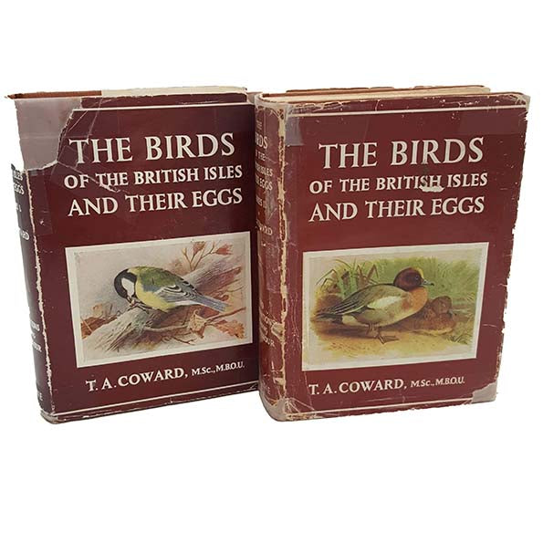 The Birds of the British Isles and their Eggs I & II by T.A. Coward - Warne, 1955-61