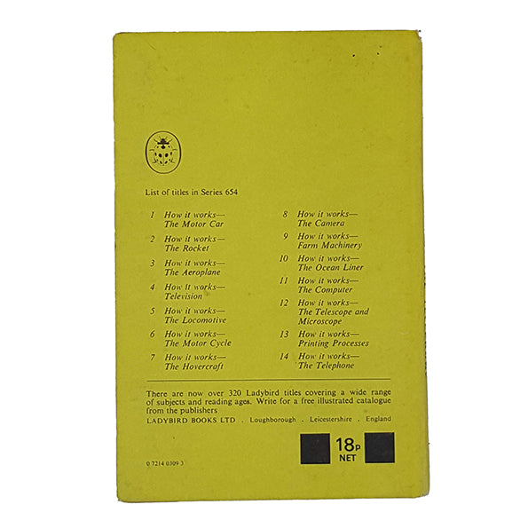 Ladybird 654 How it works, full illustrated cover: The Telephone