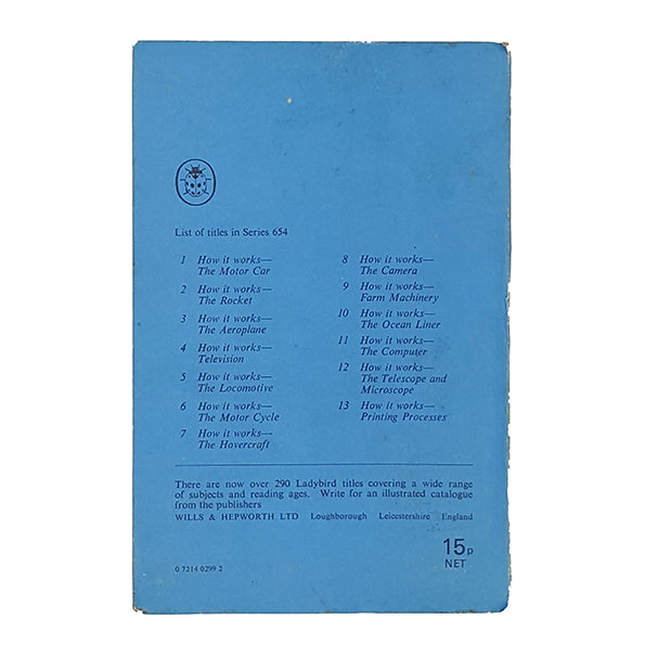 Ladybird 654 How it works, full illustrated cover: Printing Processes