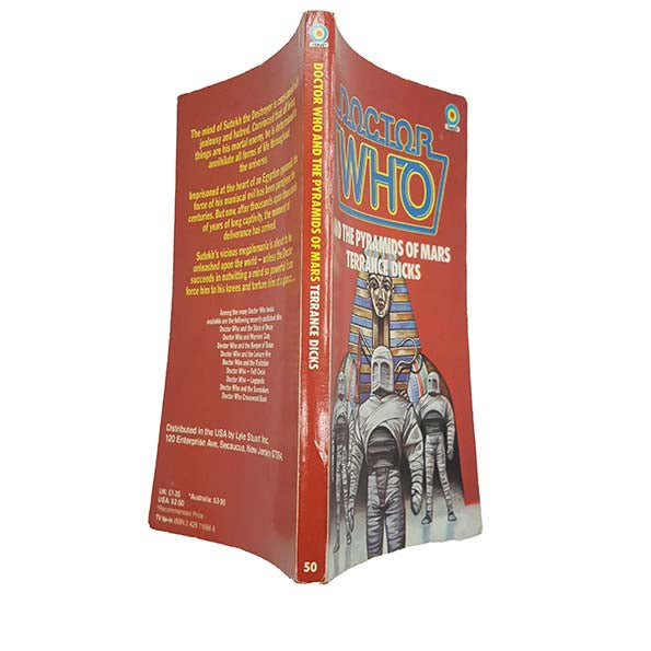 Doctor Who And The Pyramids of Mars by Terrance Dicks - Target, 1983