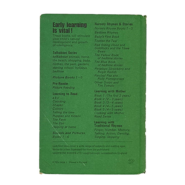 Ladybird 793 Garden Gang: Oliver Onion and Tim Tomato 1979