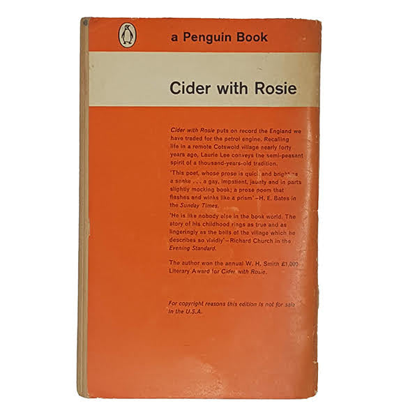 Cider with Rosie by Laurie Lee - Penguin, 1962-3
