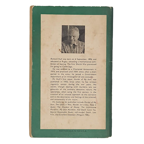 Murder of My Aunt by Richard Hull - Penguin, 1953