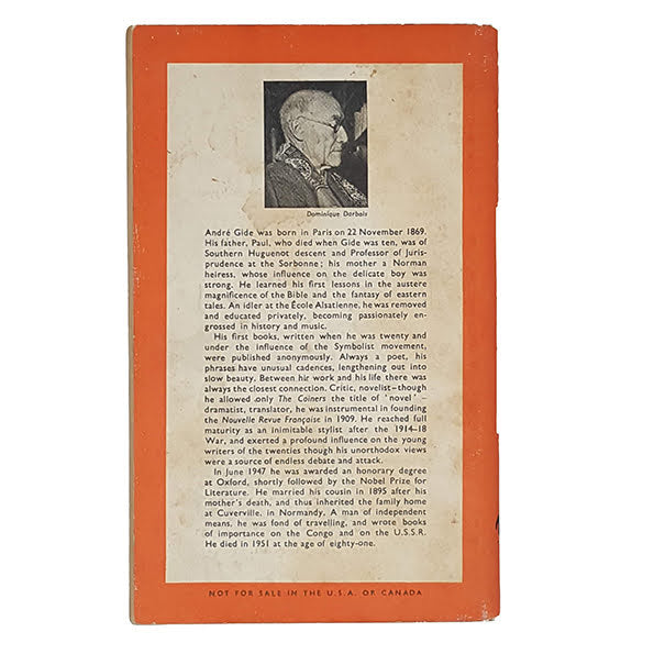 Strait is the Gate by Andre Gide - Penguin, 1954