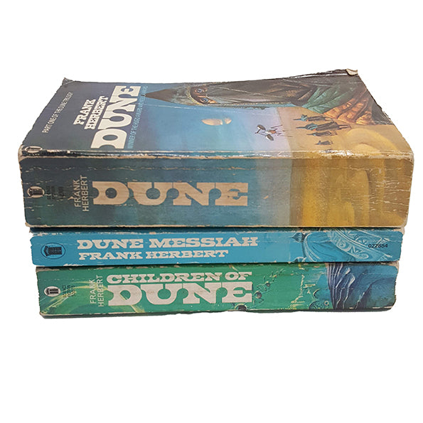 Dune Trilogy by Frank Herbert - New English Library, 1974-9