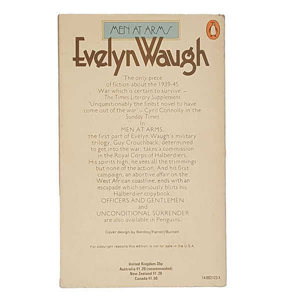 Men at Arms by Evelyn Waugh - Penguin, 1974