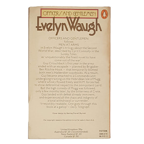 Officers and Gentlemen by Evelyn Waugh - Penguin, 1973