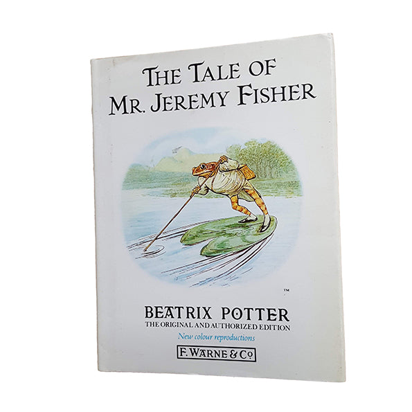 Beatrix Potter's The Tale of Mr. Jeremy Fisher - WHITE DJ, GREEN COVER