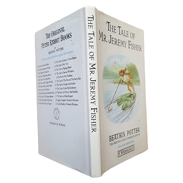 Beatrix Potter's The Tale of Mr. Jeremy Fisher - WHITE DJ, GREEN COVER