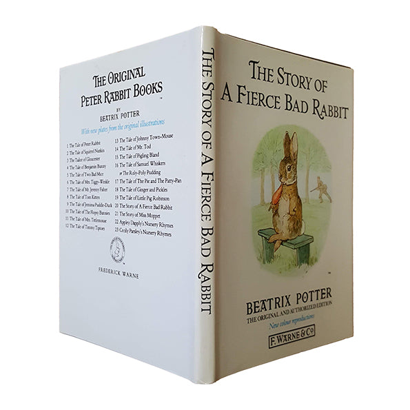 Beatrix Potter's The Tale of A Fierce Bad Rabbit - WHITE DJ, GREEN COVER