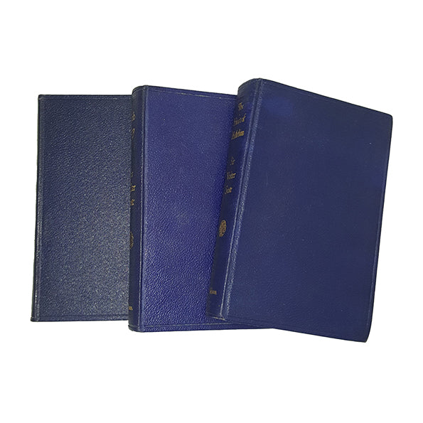 Sir Walter Scott 3 Blue Books - Nelson