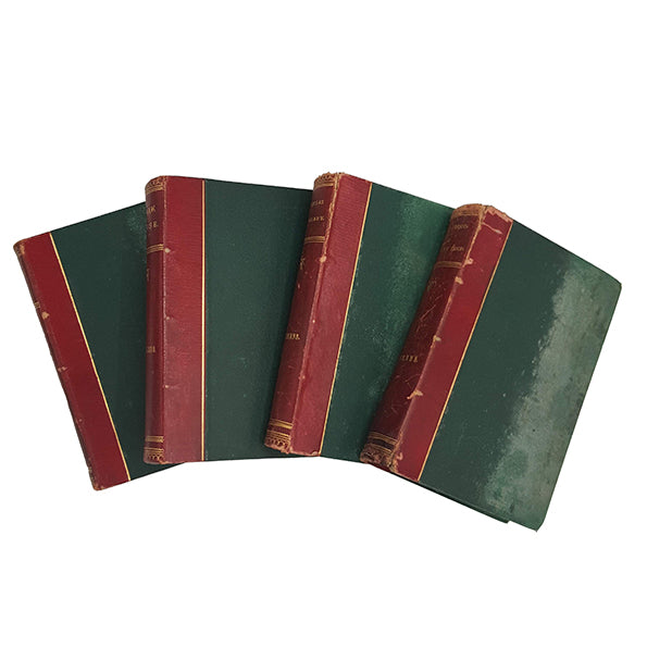 Charles Dickens Illustrated Novels - 8 Leather-Bound Books