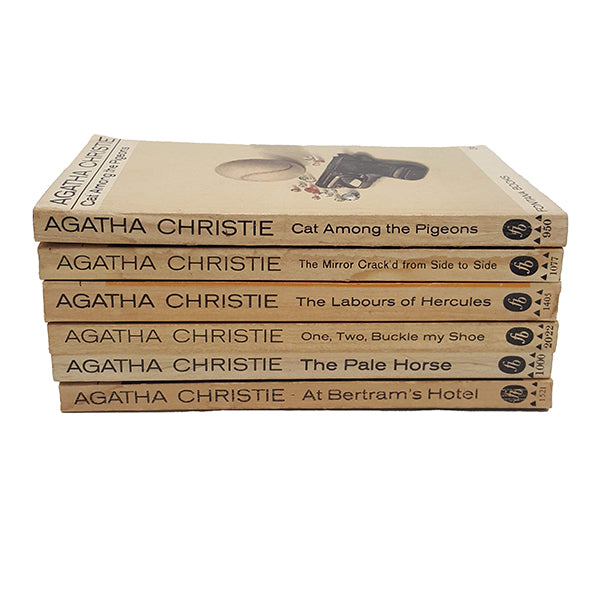Agatha Christie Vintage 6-Book Collection - Fontana, c.1970