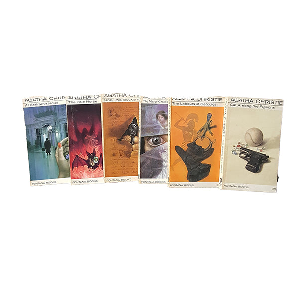 Agatha Christie Vintage 6-Book Collection - Fontana, c.1970