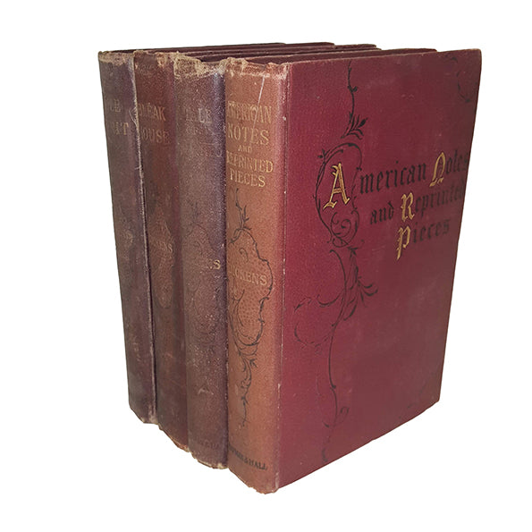 Charles Dickens Novels - 4 Red Books