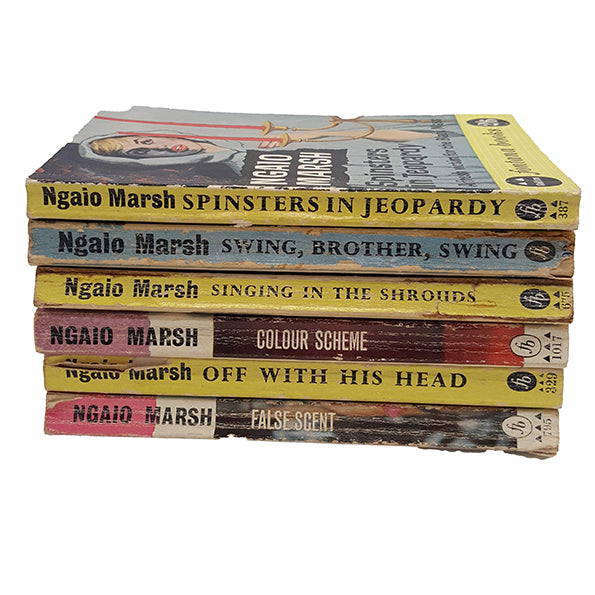 Ngaio Marsh Crime Collection - 6 Fontana Paperbacks, 1956-65