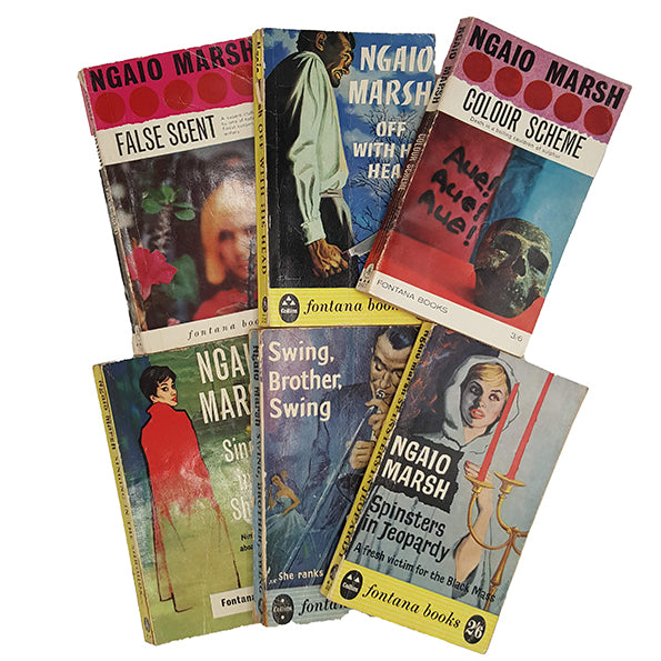 Ngaio Marsh Crime Collection - 6 Fontana Paperbacks, 1956-65