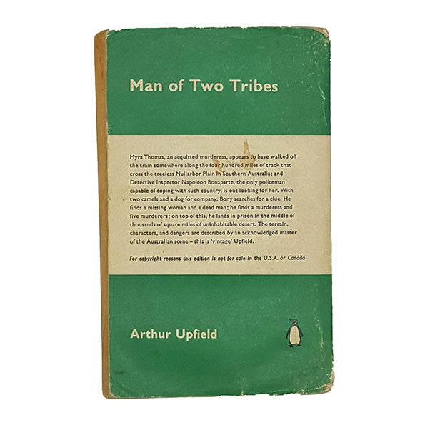 Man of Two Tribes by Arthur Upfield - Penguin 1962