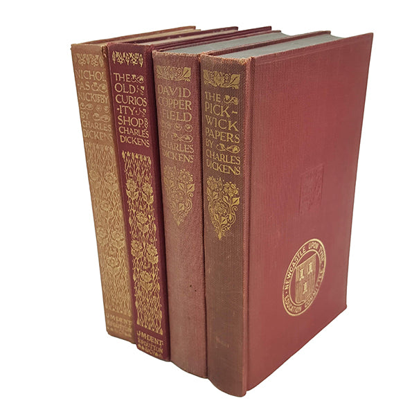 Charles Dickens Novels (4 Red Books)