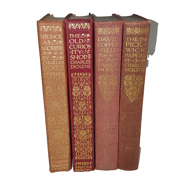 Charles Dickens Novels (4 Red Books)
