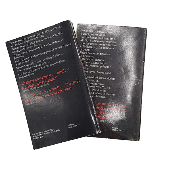 James Bond: Live and Let Die &amp; For Your Eyes Only by Ian Fleming 1960-78