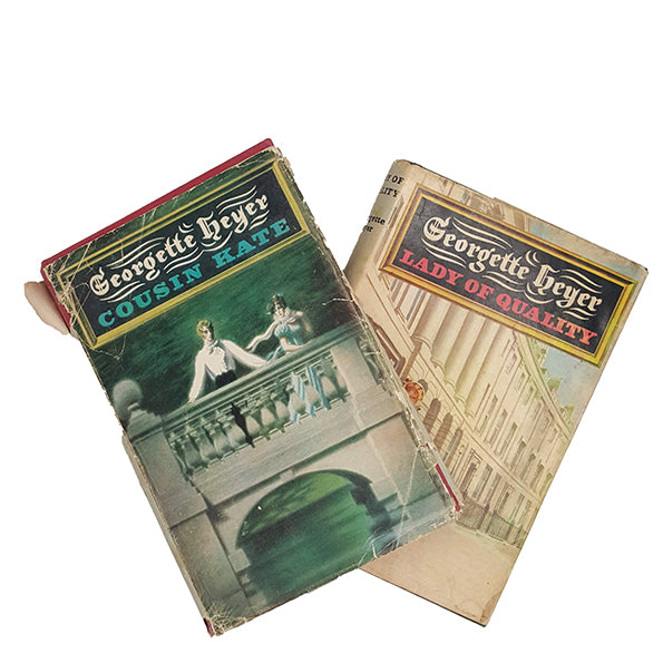 Georgette Heyer's Cousin Kate &amp; Lady of Quality - Bodley Head First Editions, 1968-72