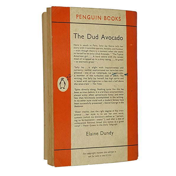 The Dud Avocado by Elaine Dundy - Penguin 1961