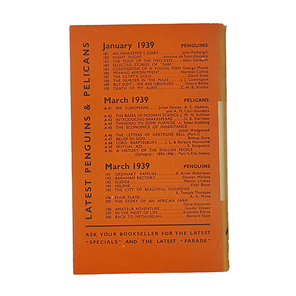 In the Midst of Life by Ambrose Bierce - Penguin 1939