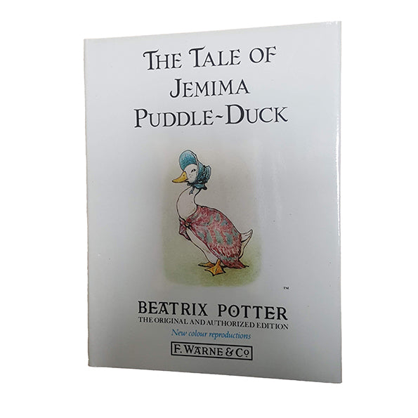 Beatrix Potter&#39;s The Tale of Jemima Puddleduck - WHITE DJ, GREEN COVER