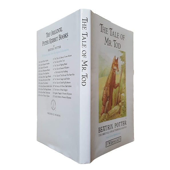 Beatrix Potter's The Tale of Mr. Tod - WHITE DJ, GREEN COVER
