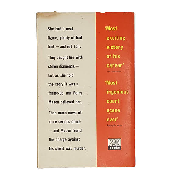 The Case of the Restless Redhead by Erle Stanley Gardner - Pan Books, 1964