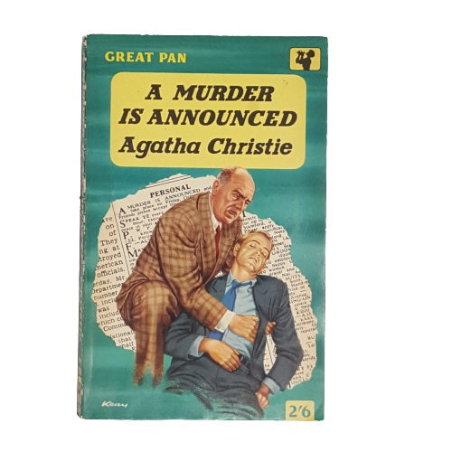 A Murder is Announced by Agatha Christie - Great Pan, 1958