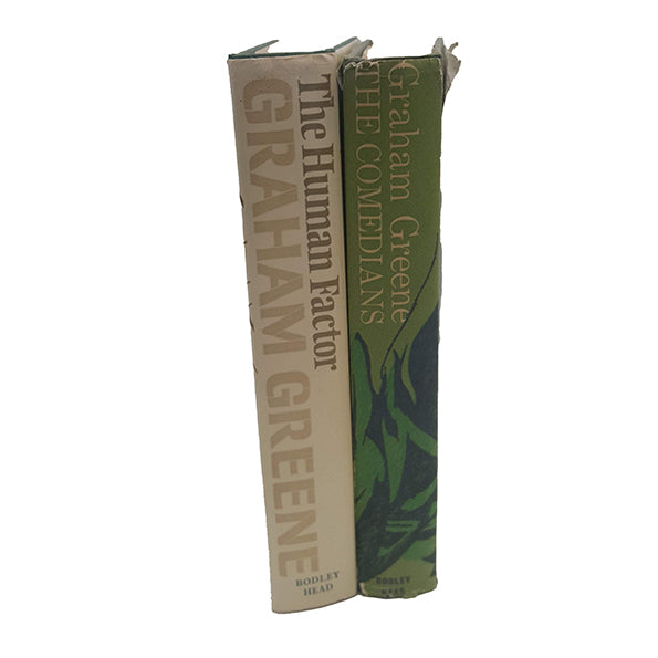 Graham Greene First Editions: The Comedians &amp; The Human Factor - Bodley Head, 1966-78